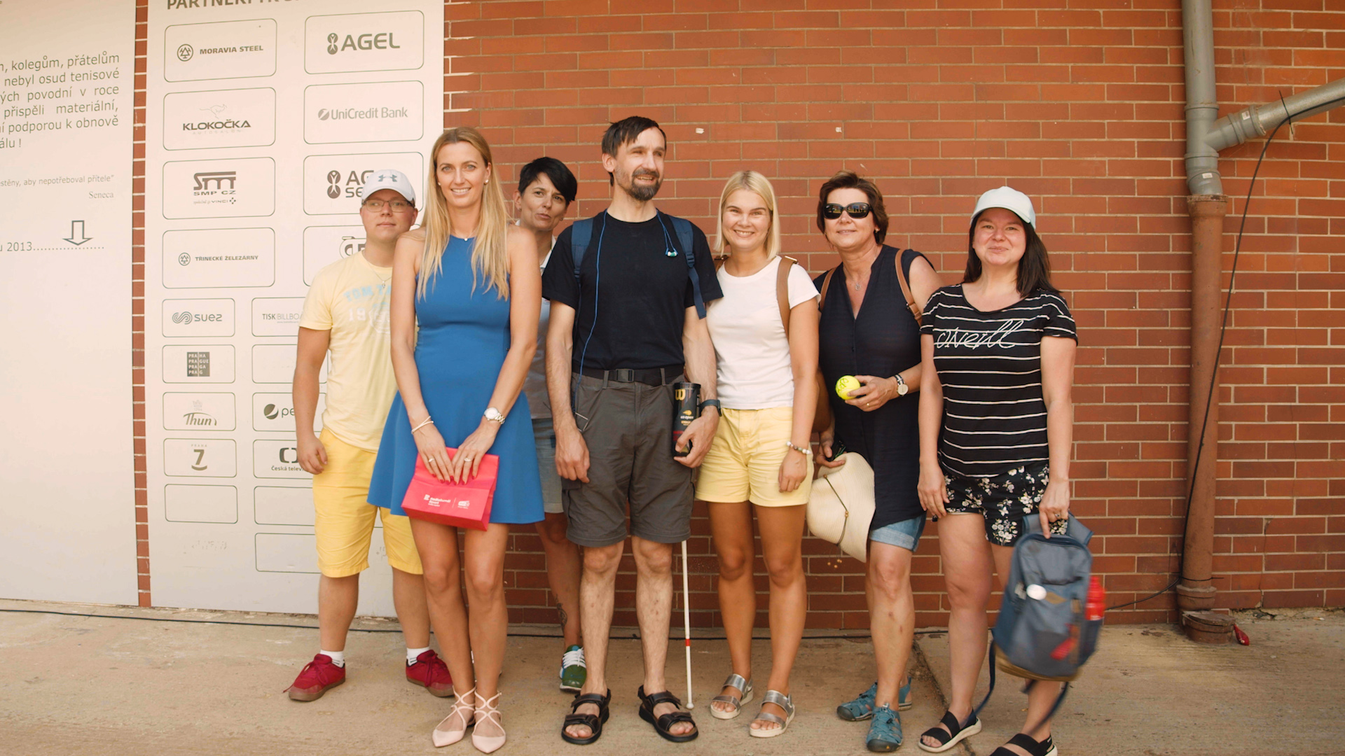 A Blind Fan at a WTA Tennis Tournament