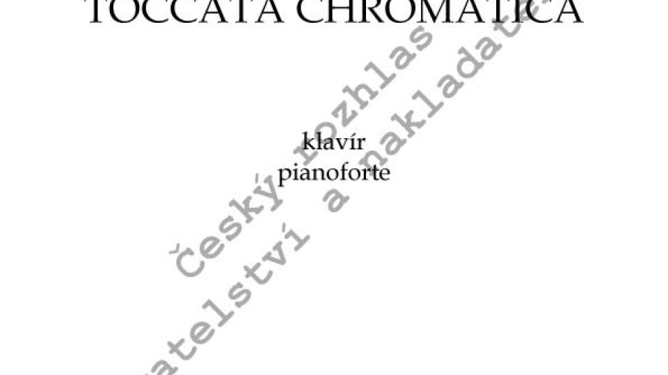 Jan Novák - Toccata chromatica