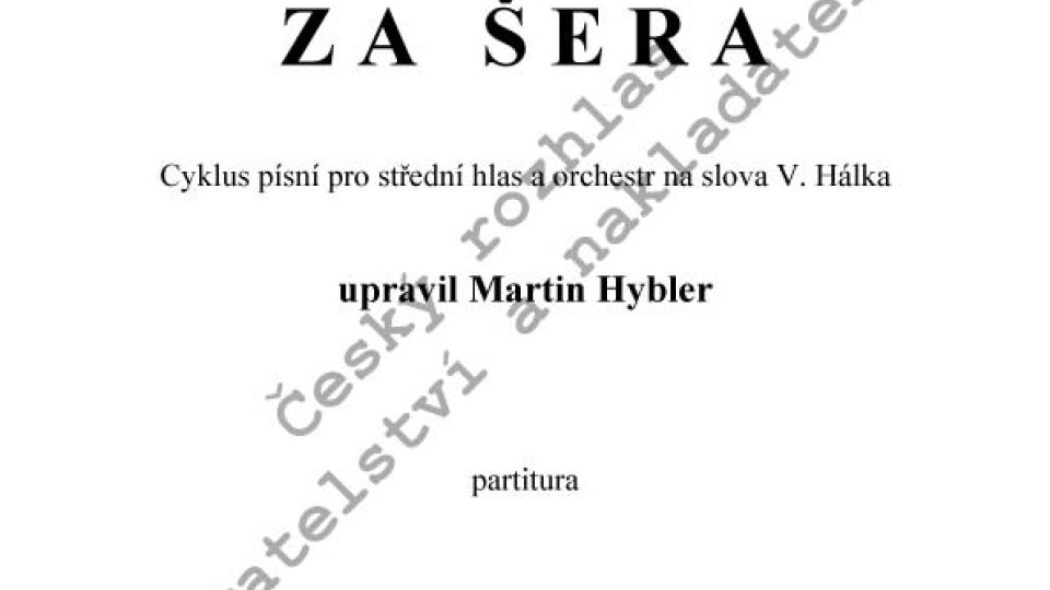 Karel Bendl/instr. Martin Hybler - Za šera