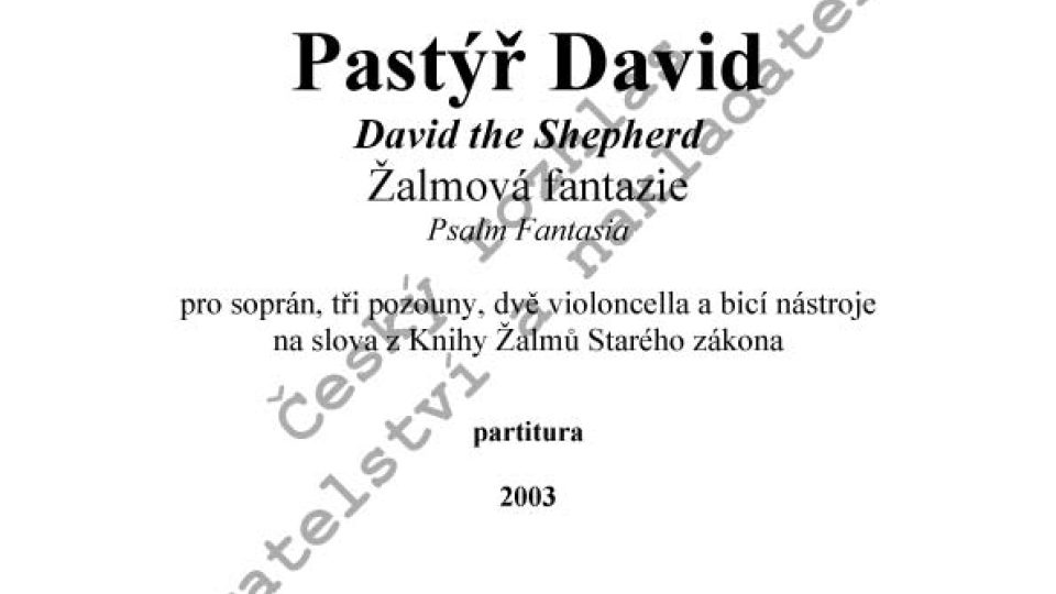 Olga Ježková - Pastýř David