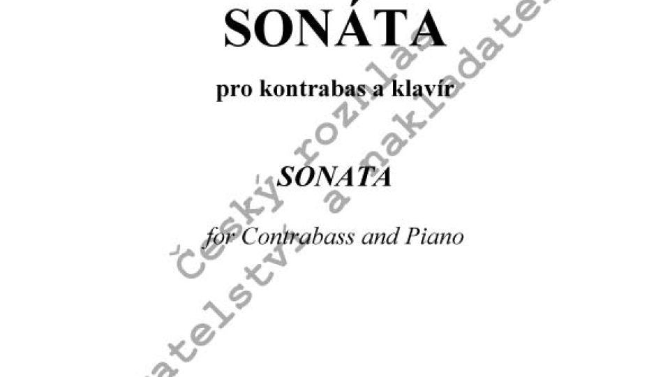 Jan Meisl - Sonáta pro kontrabas a klavír