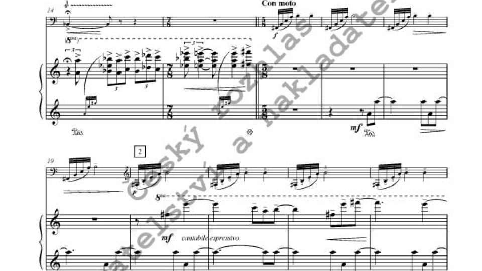 Jan Meisl - Sonáta pro kontrabas a klavír
