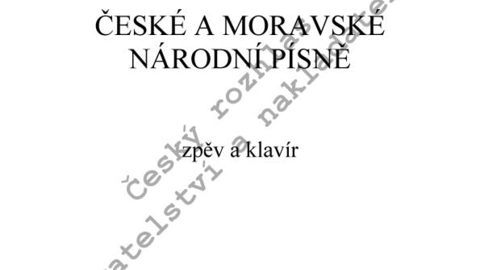 Miroslav Raichl - České a moravské národní písně