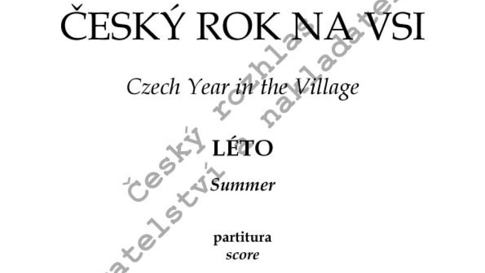 Jiří Sternwald - Český rok na vsi: Léto