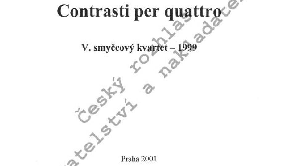 Zdeněk Lukáš - Contrasti per quattro