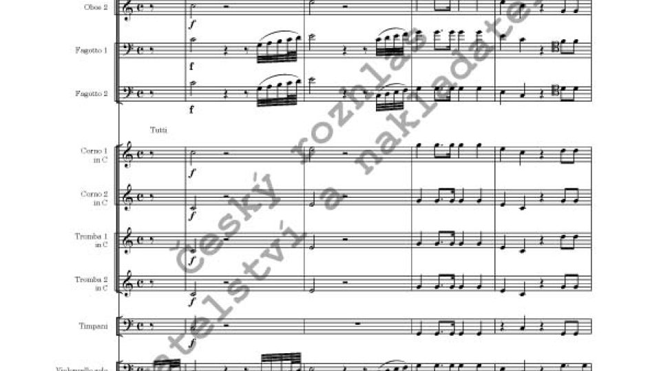 Koncert C dur pro violoncello a orchestr, op. 4 - Antonín Kraft