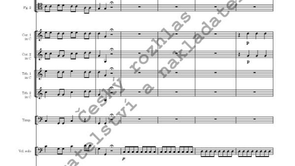 Koncert C dur pro violoncello a orchestr, op. 4 - Antonín Kraft