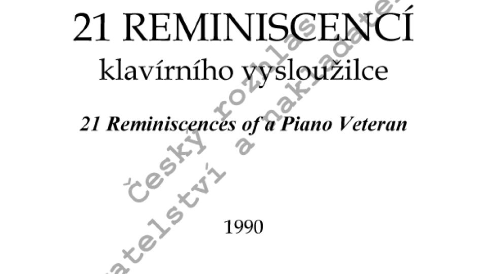 21 reminiscencí klavírního vysloužilce - Vlastimil Lejsek