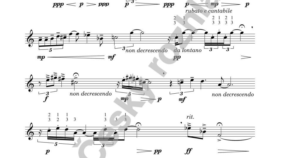 Introduzione e 11 variazioni per tromba sola - Jiří Pohnán