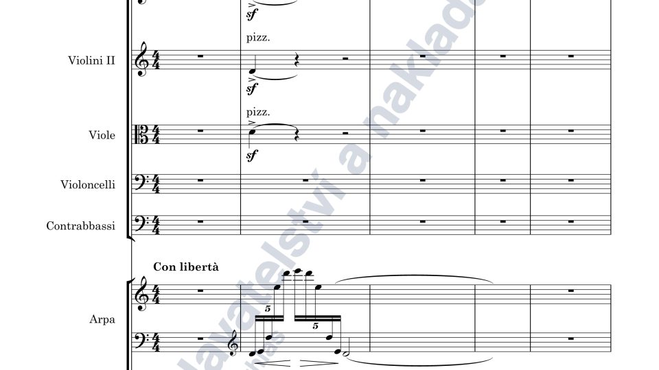 Choreae vernales pro flétnu, smyčcový orchestr a harfu s celestou/klavírem - Jan Novák