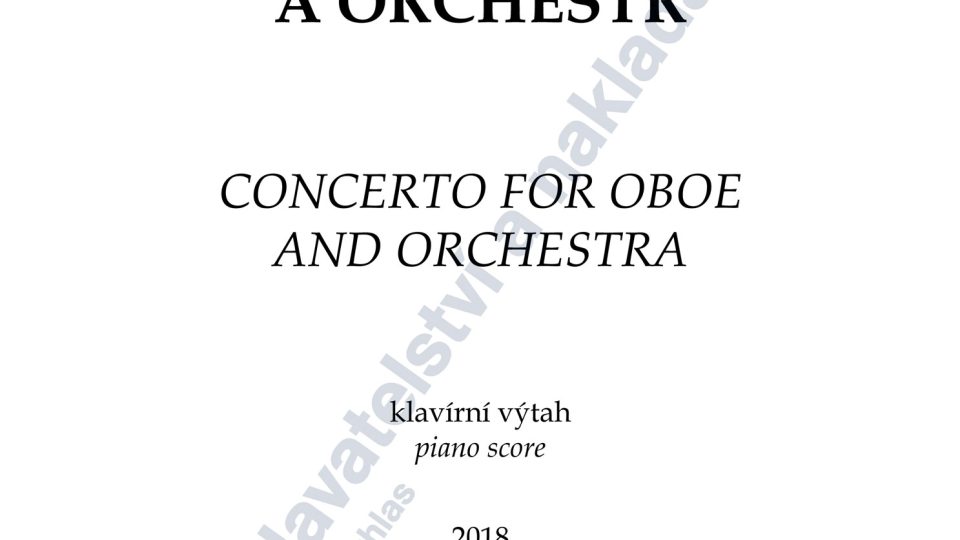 Koncert pro hoboj a orchestr / klavírní výtah - Jiří Gemrot