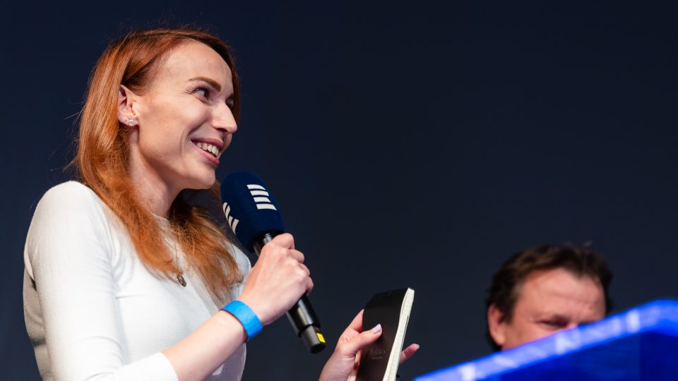 Autorka podcastu Hlasy paměti Lucie Korcová